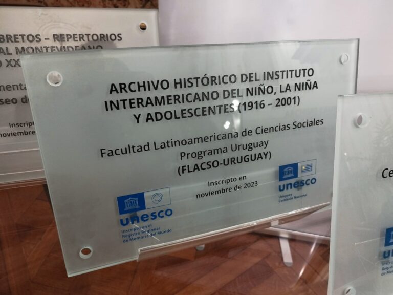 Archivo Histórico gestionado por FLACSO Uruguay fue reconocido por la UNESCO