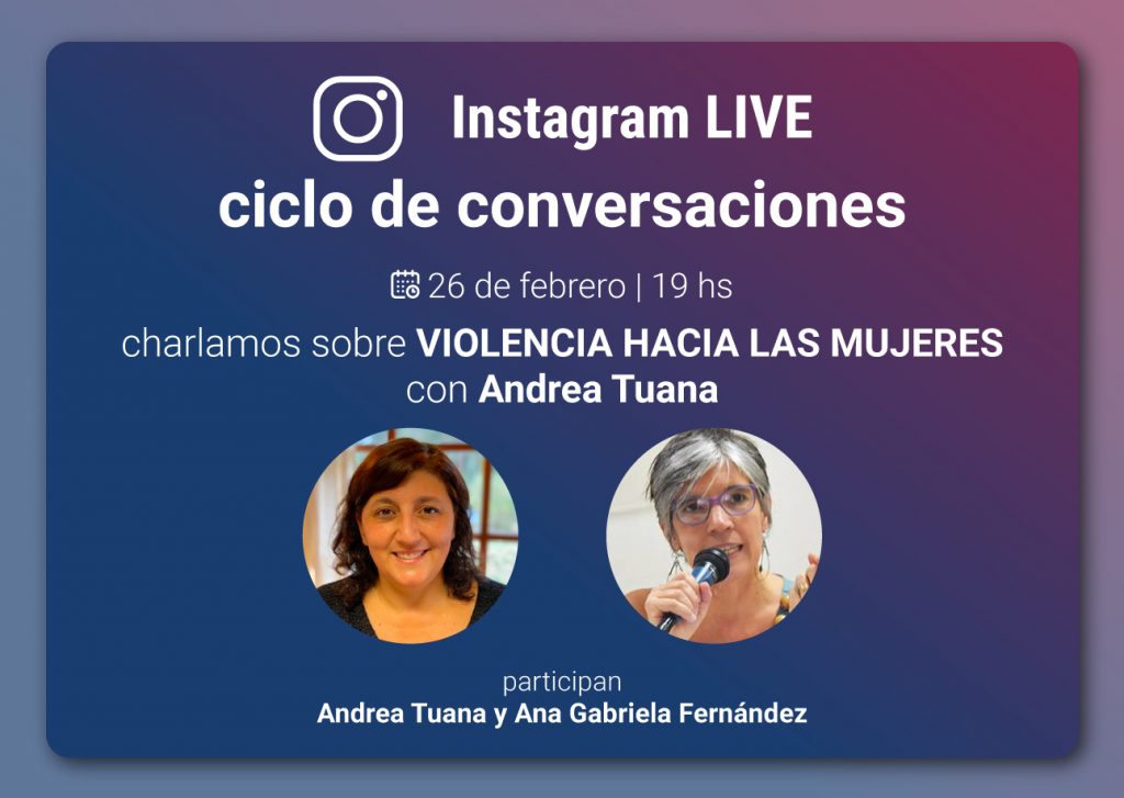 INSTAGRAM LIVE | Ciclo de conversaciones 1 Imagen InstagramGenero1 NovedadesWEB