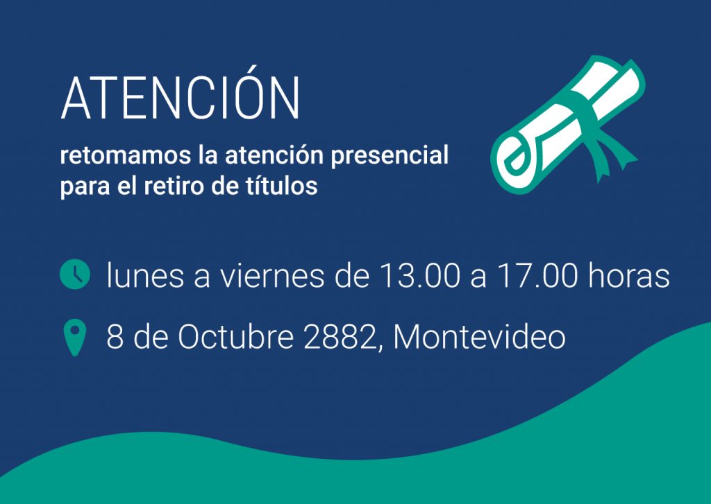Reapertura de nuestra agenda web para retirar su título 1 Imagen retomamos retiro presencial titulos 1