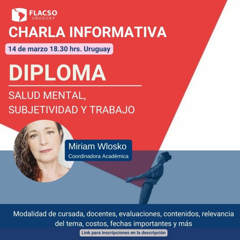 Charla informativa Diploma Salud Mental, Subjetividad y Trabajo