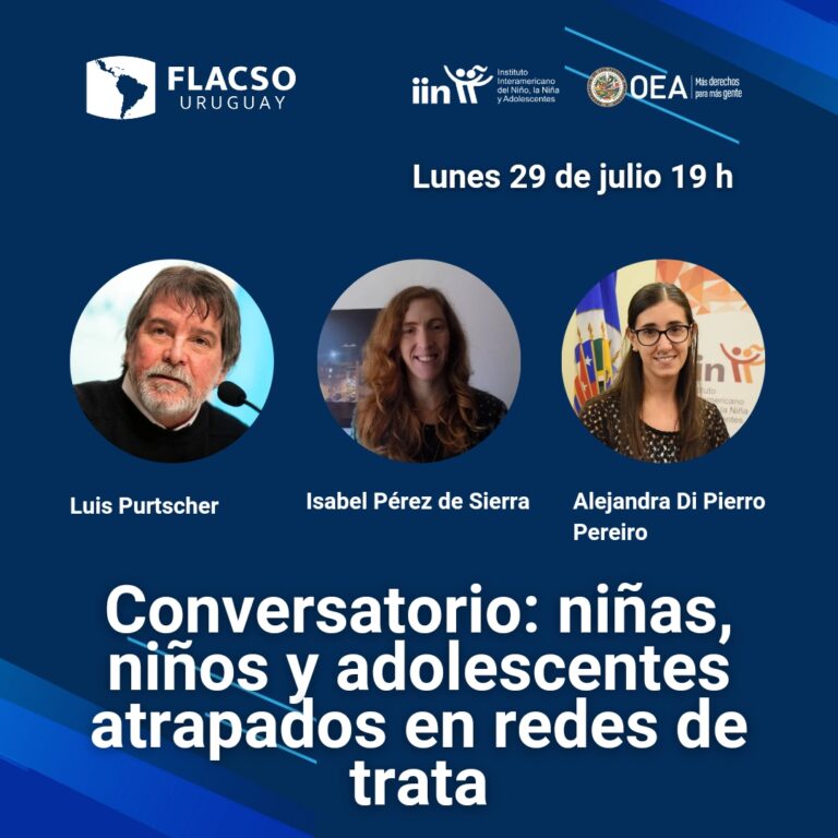 Conversatorio Niñas, niños y adolescentes atrapados en redes de trata