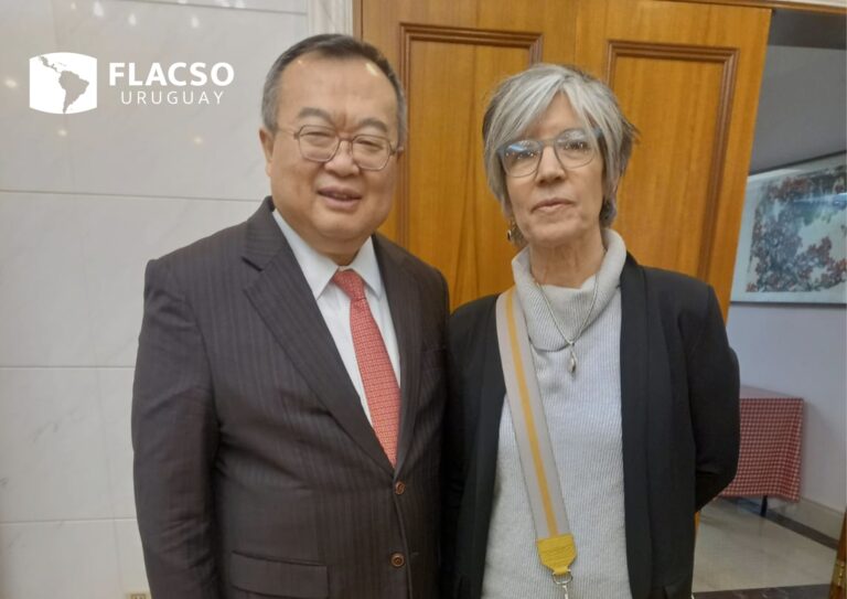 La directora de FLACSO Uruguay se reunió con Delegación de alto nivel de China para dialogar sobre educación, desarrollo y medio ambiente