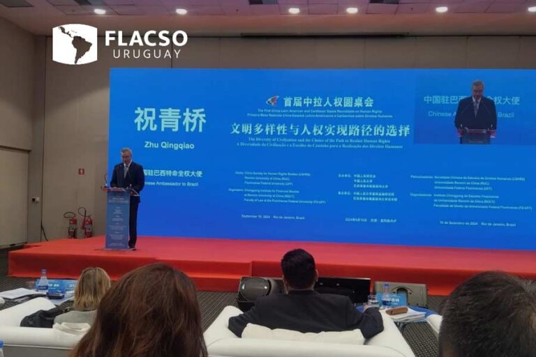 FLACSO Uruguay integró la primera mesa redonda China-Latinoamérica sobre DD.HH.