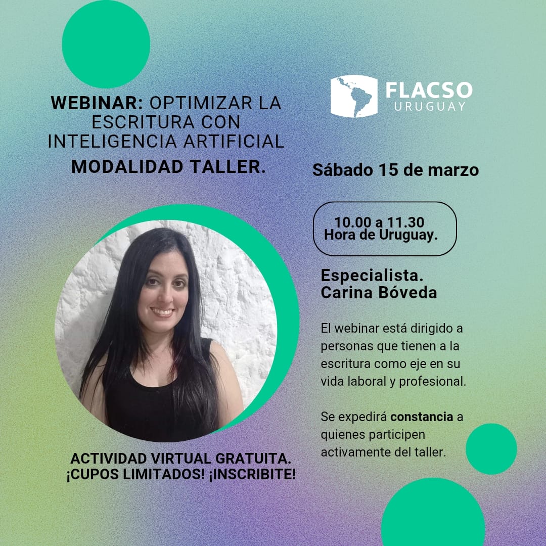 Principal 4 Webinar: Optimizar la Escritura con Inteligencia Artificial.