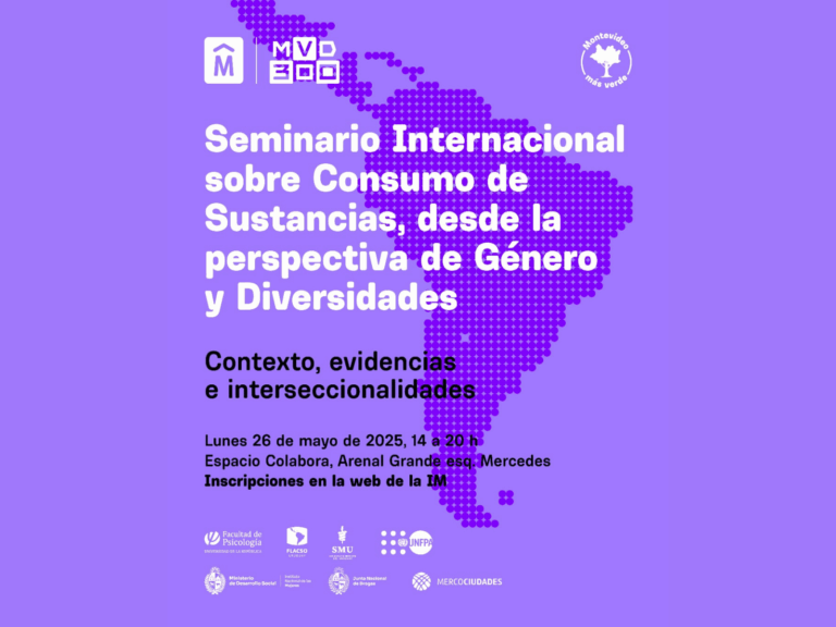 Seminario Internacional sobre Consumo de Sustancias, desde la perspectiva de Género y Diversidades
