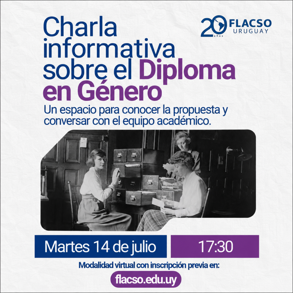 Charla informativa del Diploma en Género de FLACSO Uruguay