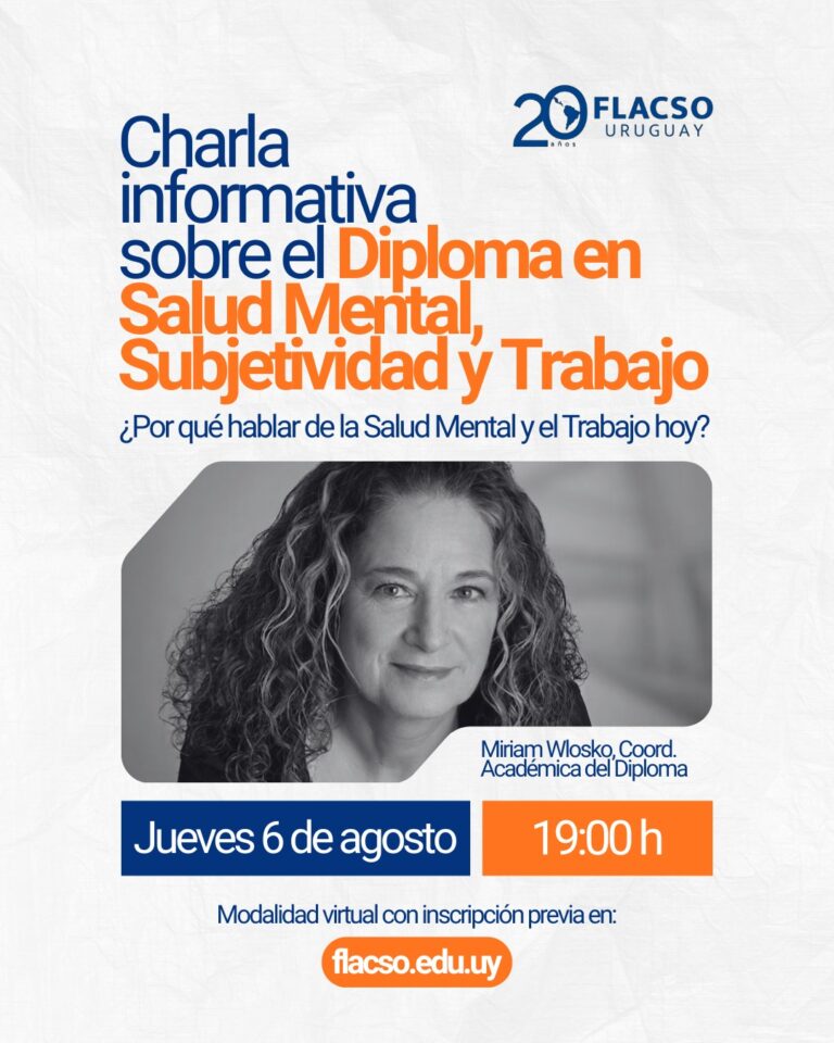 Charla informativa sobre el Diploma en Salud Mental, Subjetividad y Trabajo