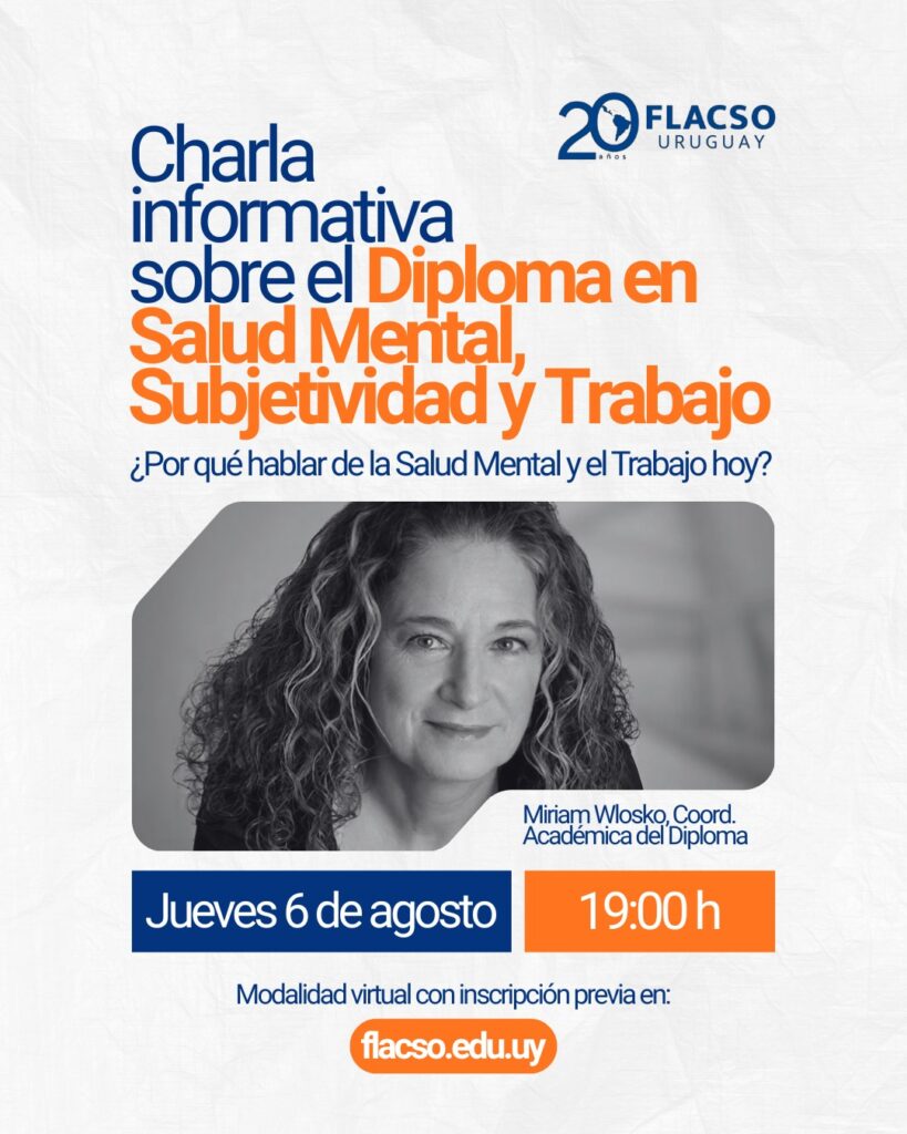Charla informativa sobre el Diploma en Salud Mental, Subjetividad y Trabajo
