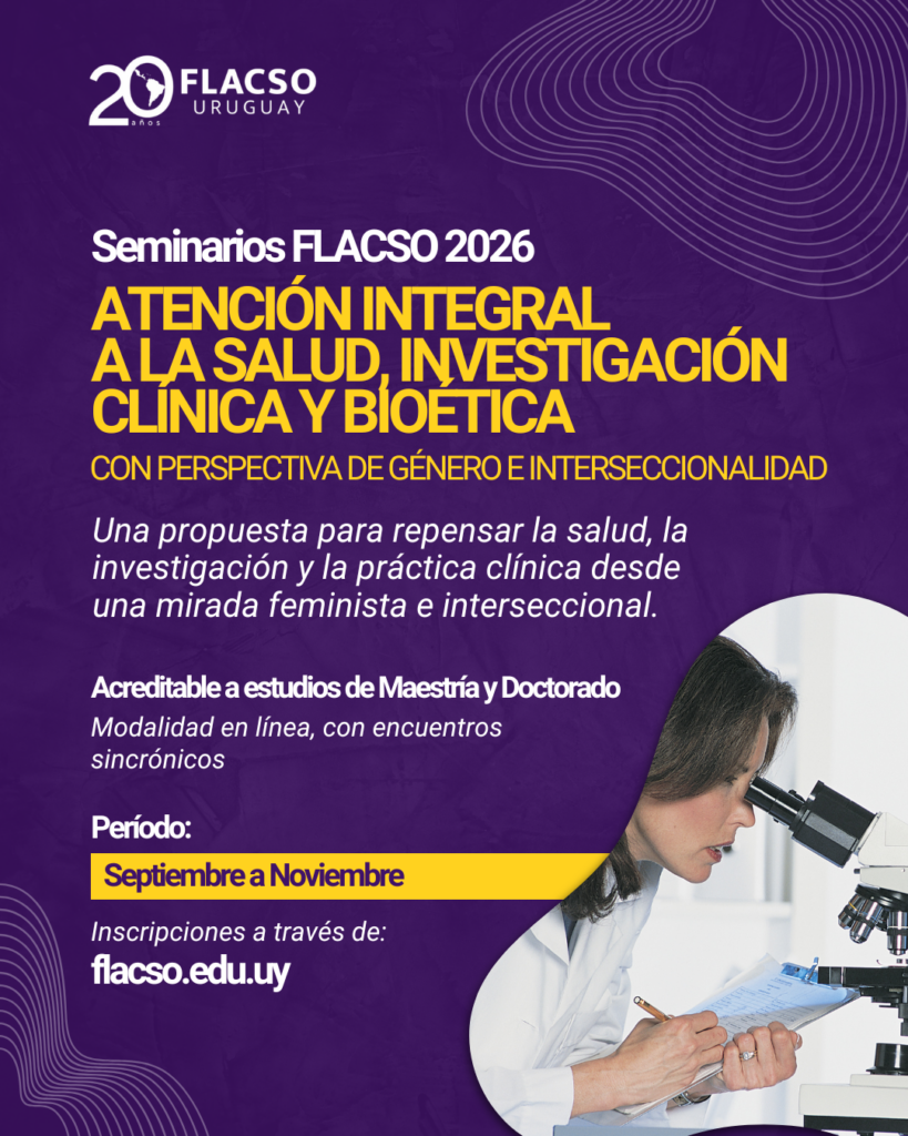 Seminario integrado: Atención integral a la salud, investigación clínica y bioética con perspectiva de género e interseccionalidad