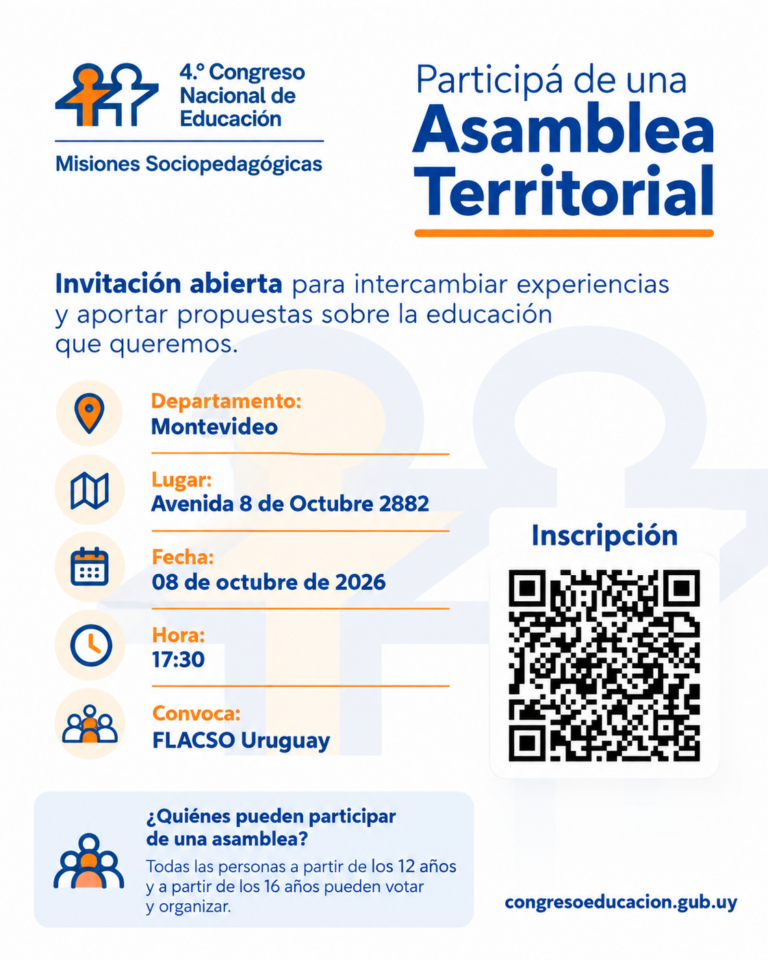 Imagen Asamblea territoral FLACSO Congreso Nac